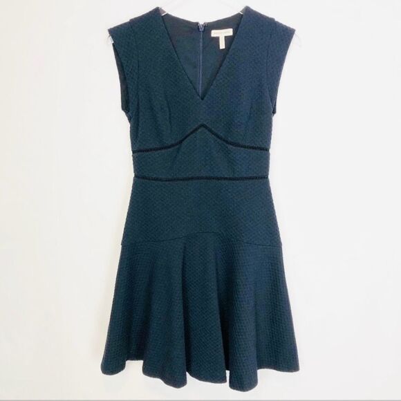Rebecca Taylor Dress Navy Blue Lace Mini Size  S 2 - Picture 7 of 15